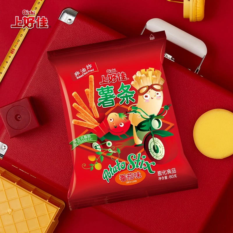 oishi potato stix tomato flavour 上好佳薯条番茄味 oishi potato stix tomato flavour 上好佳薯条番茄味