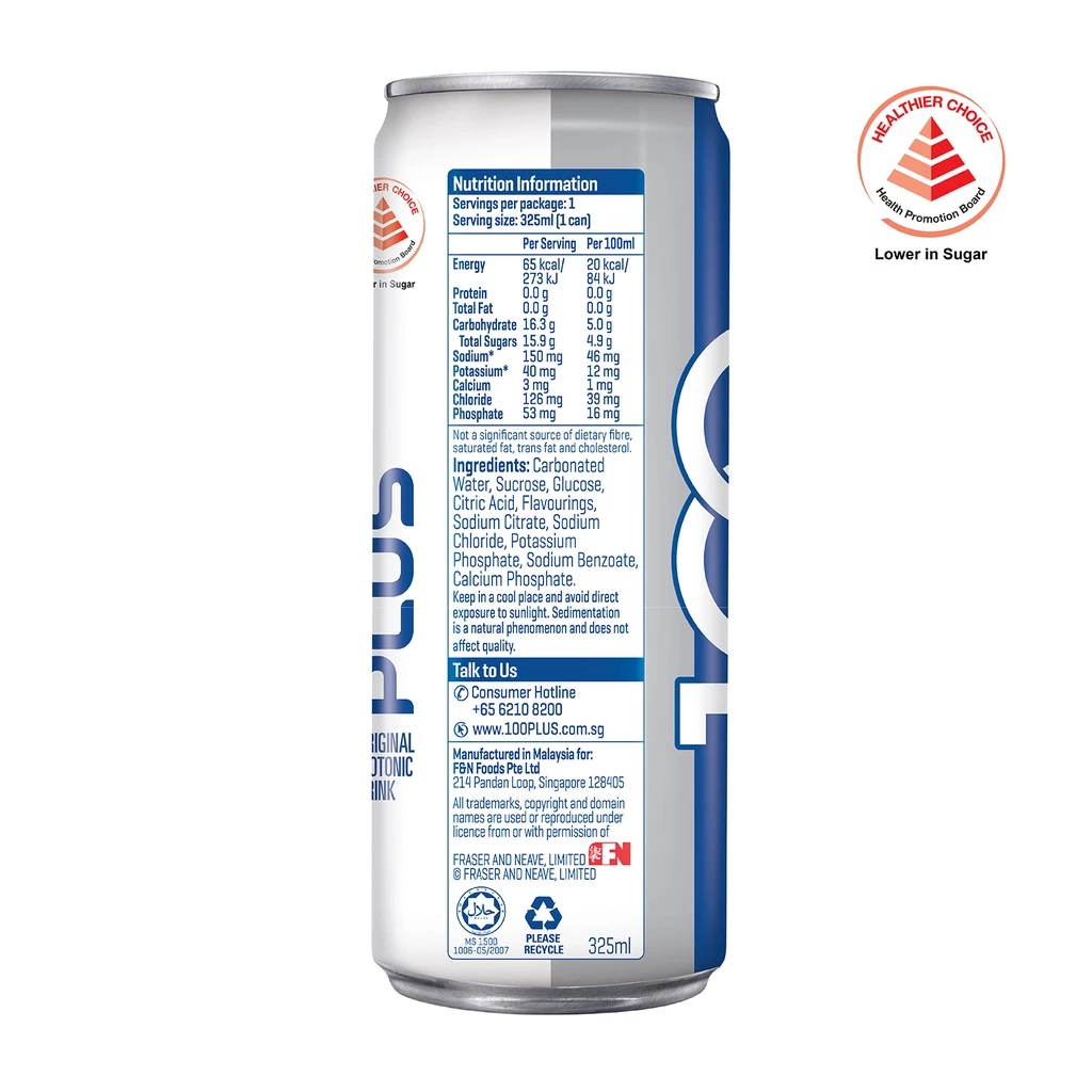 100 plus original can (24 x 325ml) 100 plus original can (24 x 325ml)