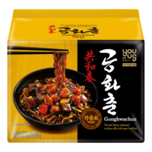 [gs25 youus] gonghwachun zajang noodle 195gx4 공화춘짜장면 멀티팩 195gx4