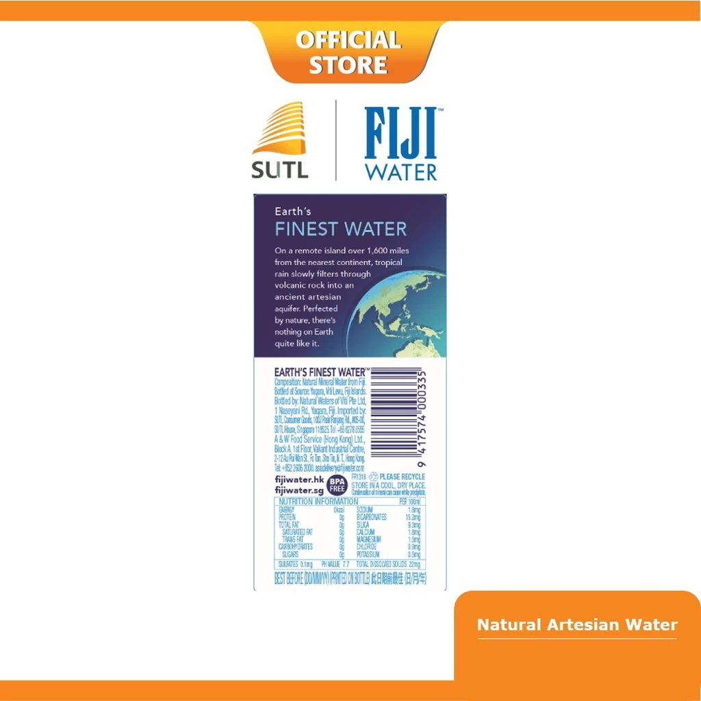 fiji natural artesian water 500ml x 24 bottles fiji natural artesian water 500ml x 24 bottles