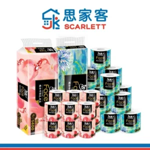 jie rou c&s oil painting series4 ply toilet rolls 洁柔油画系列4层有芯卷纸 200g*10